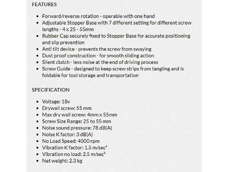 Autofeed Screwdriver